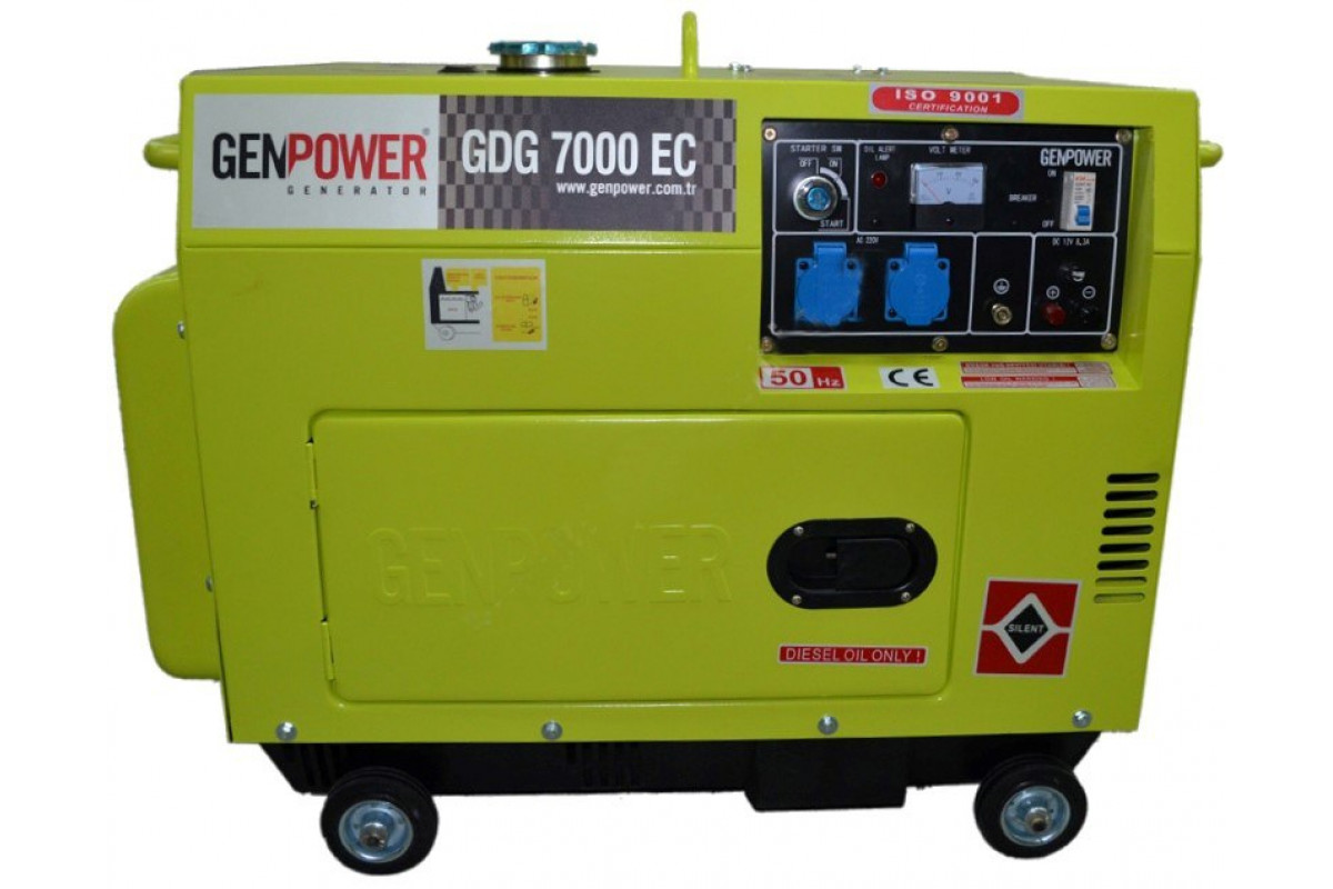 Генератор дизельный GENPOWER GDG 7000 DG-EC недорого в інтернет ...