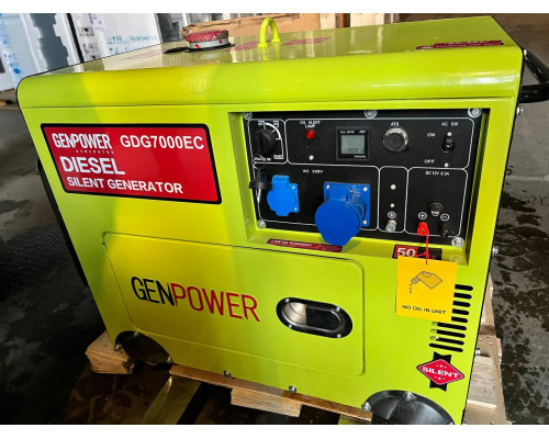 Генератор дизельный GENPOWER GDG 7000 DG-EC